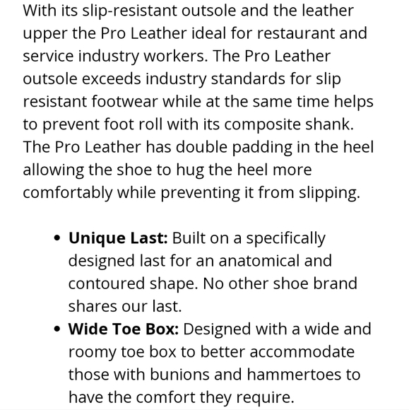 NWT I-runner proseries leather/mesh diabetic slip proof safety shoe 7 extra wide - Picture 5 of 15